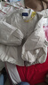 三彩2025冬季新款休閑蓄熱棉衣外套棒球服寬松插肩袖簡(jiǎn)約保暖M 曬單實(shí)拍圖