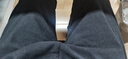 真維斯（Jeanswest）休閑褲男秋冬季新款寬松直筒男褲商務(wù)西褲潮流男士百搭褲子男款 569黑色 33 （2尺6）建議140-150斤穿 曬單實(shí)拍圖