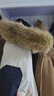雪中飛高端白鵝絨羽絨服男女款2025秋冬季新款貉子毛領(lǐng)加厚連帽外套 米白色 2XL 建議150-170斤穿 曬單實(shí)拍圖