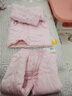 棉谷朵兒童條紋手工棉花棉襖棉褲套裝男女寶寶冬季居家加厚保暖棉衣棉服 粉色條紋 100cm 曬單實(shí)拍圖