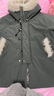 PSO Brand毛領(lǐng)座山雕棉服男連帽毛領(lǐng)風(fēng)衣中長(cháng)款情侶裝秋冬季厚款棉襖外套女 墨灰綠 DarkGreyGreen S 曬單實(shí)拍圖