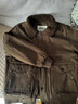 JEEP美國正品高端純棉羊羔絨夾克男冬季翻領(lǐng)工裝保暖防寒棉衣外套春秋 咖啡色-100%純棉 加絨 【官方正品】 XL 【適合145斤左右】 曬單實(shí)拍圖