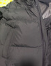 雅鹿【高充絨203G】羽絨服男士短款加厚冬季新款撞色連帽面包服外套男 黑色 XL /180【推薦135-150斤】 曬單實(shí)拍圖