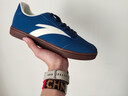 安踏【關(guān)曉彤同款】活力丨板鞋男女秋季情侶簡(jiǎn)約薄底鞋百搭運動(dòng)休閑鞋 【男款】碧城藍/象牙白-9 42 (260mm) 曬單實(shí)拍圖