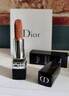 迪奧DIOR口紅絲絨999啞光888唇膏持色口紅大牌禮盒裝 緞光系列100不妝杏仁奶茶-贈禮盒 曬單實(shí)拍圖