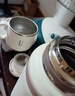 QUEENJOY新款茶水分離保溫杯大容量家用水杯316不銹鋼高顏值加厚水壺 茶水分離杯【白色】小碗蓋 600ml 【單杯+杯刷+貼紙】 曬單實(shí)拍圖