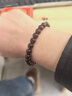 紅良緣收藏級天然石榴石手串轉運珠水晶手鏈女士禮物送女友7-8MM單圈 曬單實(shí)拍圖