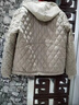 輕薄棉服女短款2026新款冬季連帽棉襖小個(gè)子時(shí)尚菱格棉衣氣質(zhì)外套 米白色 L 【建議80-108斤】 曬單實(shí)拍圖