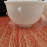 蘇氏陶瓷羊脂玉白瓷功夫茶杯小碗杯陶瓷品茗杯6個(gè)裝（簡(jiǎn)裝）J0929 曬單實(shí)拍圖