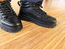 海瀾之家（HLA）馬丁靴男時(shí)尚復古戶(hù)外高幫工裝鞋子男款HAAGZM4EBF293 黑色加絨41 曬單實(shí)拍圖