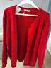 大嘴猴（paul frank）潮牌開(kāi)衫毛衣男士秋冬季寬松情侶款保暖針織打底外套線(xiàn)上穿搭服裝 中國紅色 【秋季新品】 XL 【建議140-160斤】 曬單實(shí)拍圖