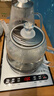 豐谷全自動(dòng)上水電熱水壺 茶臺燒水壺 家用辦公嵌入式茶桌茶幾一體機茶具電茶爐套裝 1L （37*20cm）底部雙加水拉絲銀-蒸茶款 曬單實(shí)拍圖