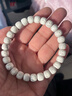 梵心閣 海南星月菩提子手串男繞指柔留白原生態(tài)毛感料老樹(shù)籽送禮 老型珠順白A++9*10 曬單實(shí)拍圖