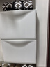 宜家（IKEA）TRONES強尼思墻上鞋柜家用門(mén)口入戶(hù)玄關(guān)收納柜超薄省空間 白色鞋柜/儲藏 曬單實(shí)拍圖