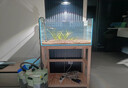 乙方甲方魚(yú)缸架底座底木質(zhì)制柜收納柜超強承重客廳水族箱雙層置物人寵共用 整板魚(yú)缸架2層80*35*70腳高5三固 原木色 曬單實(shí)拍圖