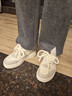 回力冬季女鞋新款棉鞋女冬季加絨保暖高幫板鞋 1325 米/灰 38 曬單實(shí)拍圖