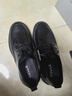 百麗通勤商務(wù)皮鞋2025男牛皮褶皺增高休閑鞋A1373AM4 黑色2  41 曬單實(shí)拍圖