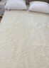 紅豆（Hodo）羊毛床墊鋪墊家用臥室冬季羊羔絨毛毯?jiǎn)稳硕旒雍癖Ｅ瘔|被床褥子 升級加厚款-白色【100%澳洲進(jìn)口羊毛】 150*200cm【品質(zhì)純正 蓄熱升溫】 曬單實(shí)拍圖