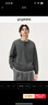 gxgjeans男裝 多色假兩件寬松基礎亨利領(lǐng)毛衣線(xiàn)衫男 25秋新品 深灰色 L (175) 曬單實(shí)拍圖