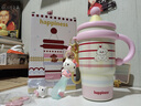 Next Kiss英國聯(lián)名HelloKitty可愛(ài)保溫杯女生高顏值吸管水杯學(xué)生新款咖啡杯 粉色600ML（贈粉色KT公仔+蝴蝶結+鑰匙扣） 曬單實(shí)拍圖