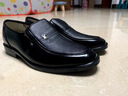 蜻蜓牌品牌特價(jià)斷碼清倉撿漏真皮男士商務(wù)休閑皮鞋中老年爸爸正裝皮鞋男 黑色 41 曬單實(shí)拍圖