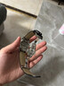 適用天梭表帶1853力洛克原裝款皮帶真皮手表帶T006/T41男女俊雅19 黑色黑線(xiàn)+銀色蝴蝶扣款 19mm接口寬度 曬單實(shí)拍圖