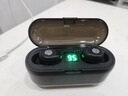 樸馳真無(wú)線(xiàn)藍牙耳機觸控迷你運動(dòng)耳機雙耳跑步男女通用耳塞式適用安卓蘋(píng)果手機 數顯指紋觸控無(wú)線(xiàn)耳機【紳士黑】 曬單實(shí)拍圖