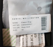 丹尼爾惠靈頓（DanielWellington）dw情侶對戒 經(jīng)典情侶戒指 玫瑰金52+60 新年禮物送女生 DW017+021 曬單實(shí)拍圖