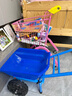 脘錸兒童玩具小推車(chē)耐用兒童推雪車(chē)超厚仿真兒童手推車(chē)翻斗車(chē)戶(hù)外暢銷(xiāo) 加厚耐用翻斗藍色 車(chē)子+1個(gè)大號鏟子 曬單實(shí)拍圖