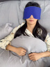 LUCYLEE美國雙面深睡眼罩午睡眠遮光緩解眼疲勞助眠睡覺(jué)專(zhuān)用親膚透氣助眠 深睡藍雙感眼罩-【巨遮光 0壓感】 專(zhuān)注深度睡眠 曬單實(shí)拍圖