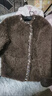 三彩2025冬季新款香風(fēng)綿羊毛復合皮草毛毛外套保暖M 曬單實(shí)拍圖