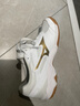 美津濃（MIZUNO）CYCLONE SPEED CN排球鞋綜合室內外訓練鞋男女款羽毛球鞋乒乓球鞋 白金 【顏值與實(shí)力并存】 38.5 =245mm 曬單實(shí)拍圖