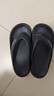 樸西休閑人字拖鞋女夏季薄底外穿夾腳防滑時(shí)尚百搭涼拖鞋海邊沙灘鞋 珍珠黑 36-37 曬單實(shí)拍圖