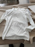 羅鳴老人【輕奢正品】2025秋冬德絨打底衫秋冬保暖雙面絨男士長(cháng)袖上衣 白色 【雙面德絨】 XL （建議125-145斤） 曬單實(shí)拍圖