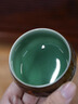 Bylure品牌茶杯大師純手工非遺楓葉大漆主人杯家用高檔陶瓷茶具送禮套裝 楓葉青瓷杯80ml【禮盒裝 含證書(shū)】 曬單實(shí)拍圖