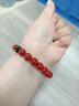 金石靈天然紅瑪瑙手串男女五路財神水晶手鏈本命年送男生女生生日禮物 曬單實(shí)拍圖
