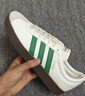 adidas「面包鞋」COURTIC經(jīng)典運動(dòng)板鞋男女阿迪達斯官方三葉草 淺綠/奶油白   37 曬單實(shí)拍圖