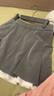 UR2025冬季新款女裝休閑格雷系褶皺拼接超短半裙UYL550121 曬單實(shí)拍圖