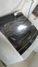 松下（Panasonic）波輪洗衣機全自動(dòng)家用洗衣機8公斤大容量洗脫一體洗衣機FUZZY智洗 一級能效新品甩桶機 XQB80-K3F1 曬單實(shí)拍圖