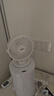 得力USB桌面風(fēng)扇迷你輕音小電扇家用臥室學(xué)生宿舍辦公室臺式桌面扇臺夾扇 白 曬單實(shí)拍圖