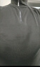 羅蒙（ROMON）衛衣男秋冬季休閑德絨立領(lǐng)長(cháng)袖T恤男士修身上衣男裝 灰色 XL 曬單實(shí)拍圖