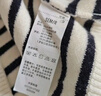 森馬|森柔毛衫商場(chǎng)同款中國國家地理系列毛衣女2024冬新款條紋衫 白藍色調00318 M 曬單實(shí)拍圖