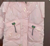 G.duck女童羽絨服免洗易打理中長(cháng)款韓版兒童防風(fēng)白鴨絨加厚保暖中大童 馨粉色 8288 140 建議9-10歲 曬單實(shí)拍圖