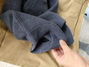 喬沃（JOW）【重磅610g100%綿羊毛】半高領(lǐng)精紡加厚羊毛衫男純色保暖冬裝毛衣 曬單實(shí)拍圖