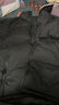 艾萊依（ERAL）2025冬季新國標男士白鴨絨加厚休閑百搭保暖凈版羽絨服立領(lǐng)外套男 18#黑色【羽絨服】 M  推薦90-110斤 曬單實(shí)拍圖