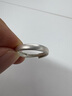 OFK新款時(shí)尚9999足銀純銀戒指男女情侶對戒素圈古法可調節 大號 面寬5mm老鳳凰金店款 開(kāi)口可調節 曬單實(shí)拍圖