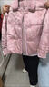 羅蒙品牌國風(fēng)羽絨棉服小棉襖2026秋冬新小棉衣寬松毛領(lǐng)媽媽保暖外套 粉色 M   (參考105-120斤) 曬單實(shí)拍圖
