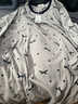 頂瓜瓜頂呱呱睡裙女秋冬搖粒絨印花長(cháng)袖可外家居服睡衣女月疏灰175 曬單實(shí)拍圖