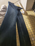 唐獅（TonLion）闊腿牛仔褲女裝春秋季新款直筒褲子高腰顯瘦小個(gè)子女生棉彈力潮流 曬單實(shí)拍圖