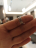 銀奧（yinao）925銅錢(qián)戒指女2025年新款錢(qián)多多食指戒招財開(kāi)口麻將戒生日禮物 銅錢(qián)戒指 曬單實(shí)拍圖
